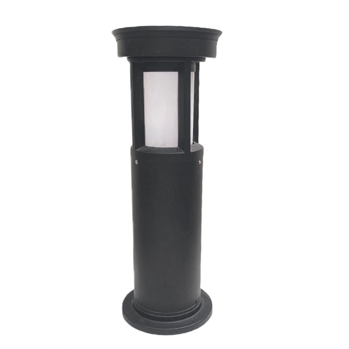 Solar Bolard Lamp Black